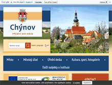 Tablet Screenshot of chynov.cz